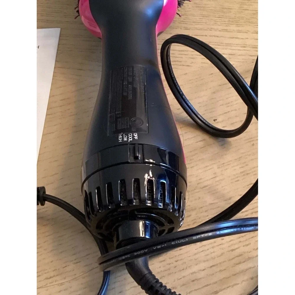 styling Dual Voltage Hair Dryer Brush & Volumizer 1200W Hot Air Brush SY-BD08
